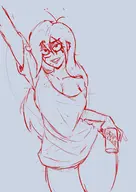 artist:gearfae gravity_falls robbie_valentino rule_63 wip // 1280x1811 // 251KB