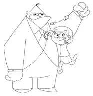 2_stupid_dogs artist:graveyard_guy crossovers mr._hollywood powerpuff_girls sally // 886x912 // 153KB