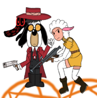 alucard cosplay droopy hellsing leggy_lamb seras_victoria sheep_wrecked // 1100x1110 // 616KB