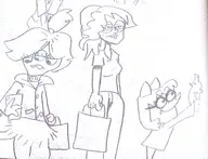 artist:the_dewd claire claire_augustus claire_wheeler crossovers harvey_beaks_(series) monsters_inc monsters_university pixar questionable_content // 2404x1844 // 488KB