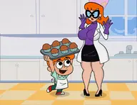 artist:slow dexter dexter's_laboratory dexter's_mom dextra rule_63 // 1223x943 // 258KB