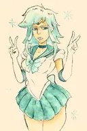 artist:cephalophilia cosplay dc killer_frost pretty_guardian_sailor_moon sailor_mercury // 880x1322 // 738KB