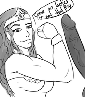 dc diana_prince m_m parody rosie_the_riveter wonder_woman // 700x800 // 229KB