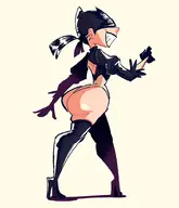 2b artist:brokenlynx cosplay my_life_as_a_teenage_robot nier tiff_crust // 861x1000 // 296KB