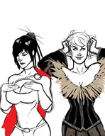 cosplay crossovers dc final_fantasy lulu power_girl the_drawbat // 773x1000 // 119KB