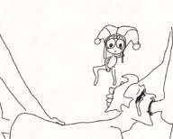 animated artist:grim crossovers dc fellatio joker mr._colympus_2024 nude pomni the_amazing_digital_circus // 900x720 // 555KB