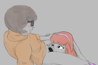 bottomless cunnilingus daphne_blake scooby-doo velma_dinkley // 2193x1465 // 916KB