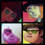album_art amethyst artist:h garnet gorillaz parody pearl steven_quartz_universe steven_universe // 878x874 // 353KB