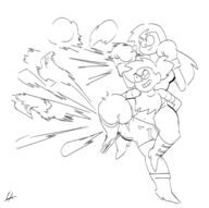 artist:liefeldianabomination enid_mettle ok_ko!_let's_be_heroes punching_judy // 1500x1496 // 456KB