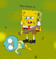 crossovers harvey_beaks harvey_beaks_(series) spongebob_squarepants spongebob_squarepants_(series) // 900x950 // 223KB