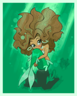 artist:kilo barbara_gordon batgirl dc dc_super_hero_girls green_lantern jessica_cruz lantern_corps mermaid // 2800x3484 // 2.6MB