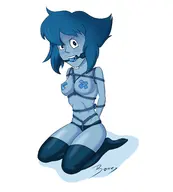 artist:boney bondage lapis_lazuli steven_universe // 3686x4096 // 647KB