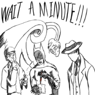 batman bruce_wayne crossovers dc elongated_man hombre_murcielago ralph_dibny sherlock_holmes the_question vic_sage // 900x900 // 489KB