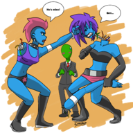 alien_robot_girls anonymous artist:dustovel dc // 1598x1598 // 1.6MB