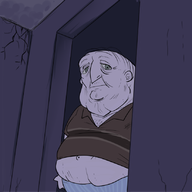 artist:midydoof desmond parody smiling_friends // 825x824 // 203KB