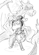 avatar:_the_last_airbender azula charizard_x crossovers pokemon // 2480x3507 // 3.3MB