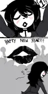 artist:rexhastala comics i_can't_sleep new_year nia // 1320x2581 // 751KB