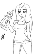 artist:inuyuru sam_simpson totally_spies // 1275x1650 // 540KB