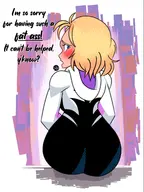 artist:oyetoons ghost-spider gwen_stacy marvel spider-gwen // 1155x1537 // 846KB