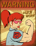 alice artist:kaze parody superjail // 3484x4335 // 2.4MB