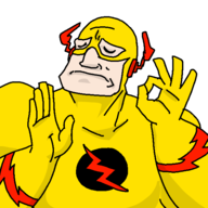 dc disney eobard_thawne pacha parody reverse-flash the_emperor's_new_groove // 600x600 // 30KB