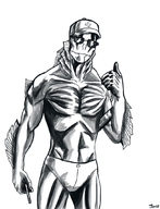 abe_sapien artist:turkenjamez dark_horse hellboy_(series) // 815x1063 // 1.5MB