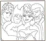 batman bruce_wayne clark_kent dc diana_prince kal-el mister_terrific parody seinfeld superman wonder_woman // 1027x916 // 340KB