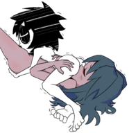 69 artist:niaceyanon ass_grab crossovers i_can't_sleep lacey lacey_games nia // 970x1000 // 284KB