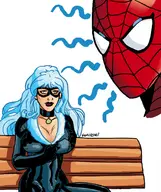 artist:kevfu black_cat felicia_hardy kuso_miso_technique marvel masaki_michishita parody peter_parker spider-man takakazu_abe // 576x686 // 291KB