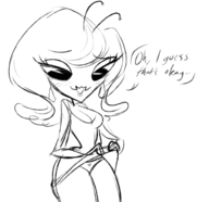 background_character presenting the_buzz_on_maggie // 979x948 // 231KB