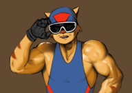artist:muplus caturday cosplay macho_man swat_kats t-bone wwe // 1330x935 // 720KB