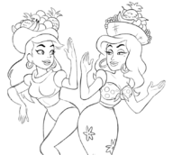 adventures_of_sonic_the_hedgehog artist:maddigzlz cousin_mel crossovers grandma_got_run_over_by_a_reindeer katella sonic_the_hedgehog_(series) // 845x755 // 218KB