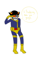 cosplay cyclops homestuck marvel sollux_captor x-men // 700x1000 // 130KB