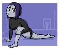 artist:diko_mics beast_boy dc raven teen_titans // 904x768 // 53KB