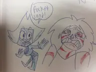 artist:the_dewd jasper king_of_the_hill parody peridot steven_universe // 3264x2448 // 2.6MB