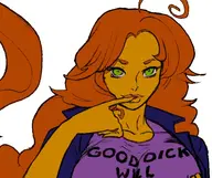 artist:impokochan dc starfire teen_titans wip // 599x503 // 91KB
