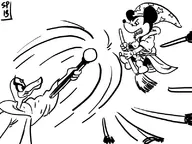 artist:pissed_off_fat_guy daffy_duck disney mickey_mouse // 800x600 // 175KB