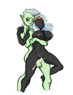 artist:grubberpix duck_dodgers_in_the_24th_and_12_century futa looney_tunes lord_dominator nude queen_tyr'ahnee vaginal wander_over_yonder // 850x1100 // 104KB