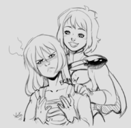 artist:yoto dc kara_zor-el power_girl supergirl // 1047x1020 // 467KB