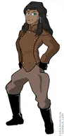 artist:corndog avatar:_the_last_airbender cosplay korra rocketeer the_legend_of_korra // 800x1693 // 122KB