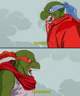 akira artist:bigmsaxon cosplay leonardo raphael shotaro_kaneda teenage_mutant_ninja_turtles tetsuo_shima // 1600x1935 // 822KB