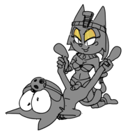 anal artist:dbaru caturday dildo felix felix_the_cat pegging pharaoh_felina // 1435x1553 // 391KB