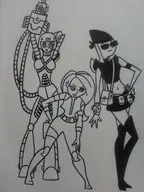 candace_flynn crossovers danny_phantom jazz_fenton jojo's_bizarre_adventure kim_possible kimberly_ann_possible parody phineas_and_ferb // 1944x2592 // 848KB