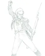 artist:hatebit freddie_mercury george_washington parody // 900x1120 // 319KB