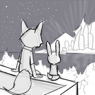 artist:humantrashmachine judy_hopps nick_wilde zootopia // 800x800 // 354KB