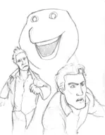 ash_williams barney crossovers dc evil_dead hellblazer john_constantine // 1239x1596 // 203KB