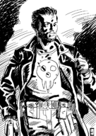 artist:scamall crossovers marvel punisher soul_eater // 860x1214 // 315KB