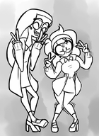 artist:frostedwarlock big_hero_6 hiro_hamada honey_lemon marvel rule_63 // 619x850 // 382KB