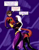 crossovers duck_dodgers_in_the_24th_and_12_century elastigirl helen_parr looney_tunes ms._co_2022 pixar queen_tyr'ahnee the_incredibles // 1876x2407 // 2.1MB