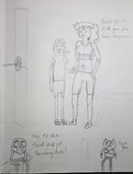 adventure_time finn_mertens jake_the_dog me-mow original_character // 974x1274 // 274KB